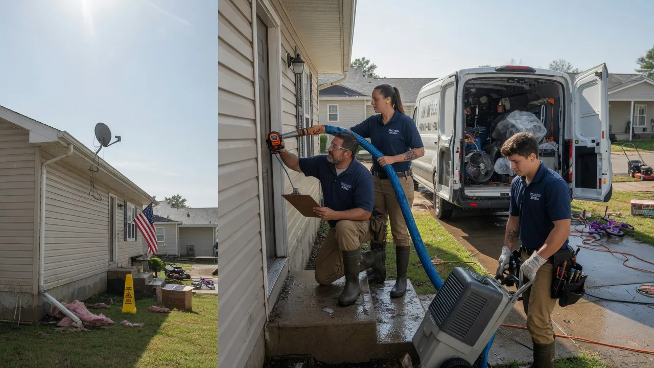 Ceiling Water Damage Restoration in Goff, KS near me